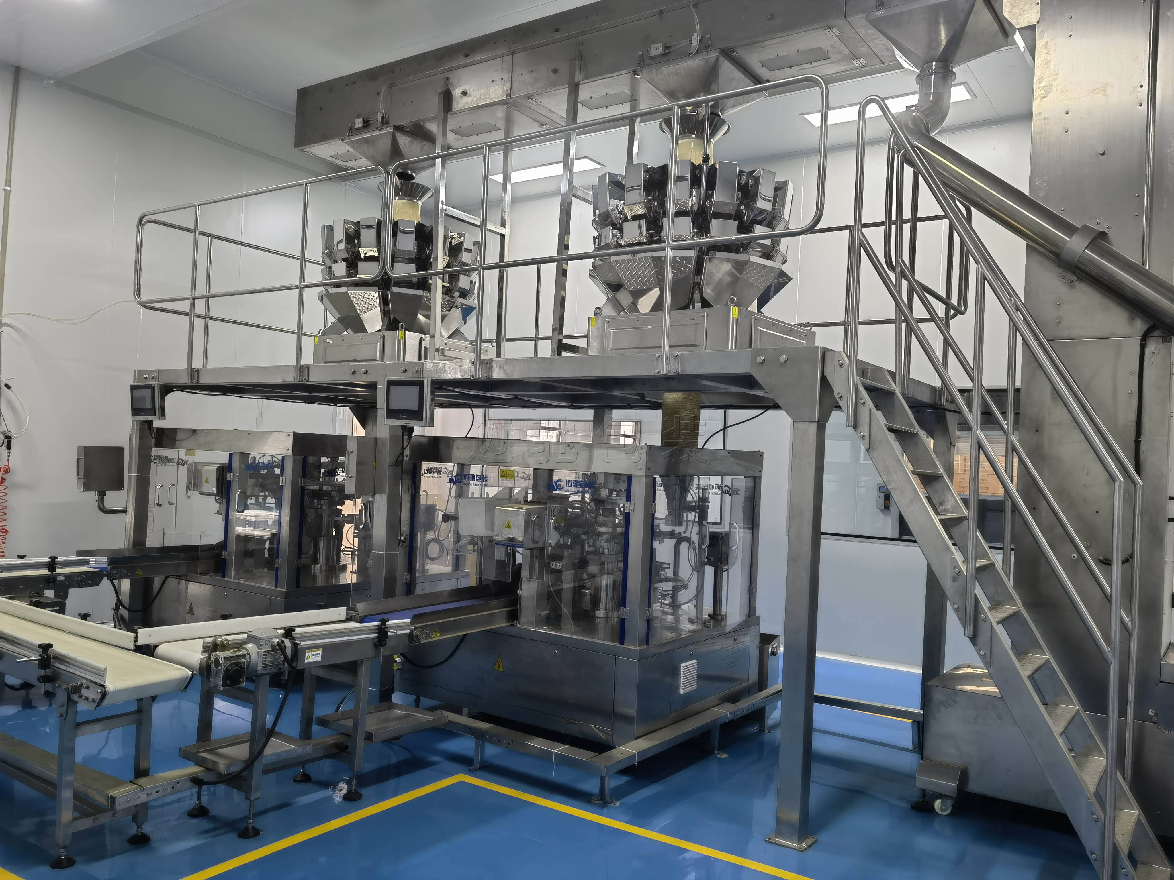 全自动食品包装机、全自动食品包装机设备、全自动称重食品包装机怎么选？广州迈驰给袋式组合秤包装机给出答案